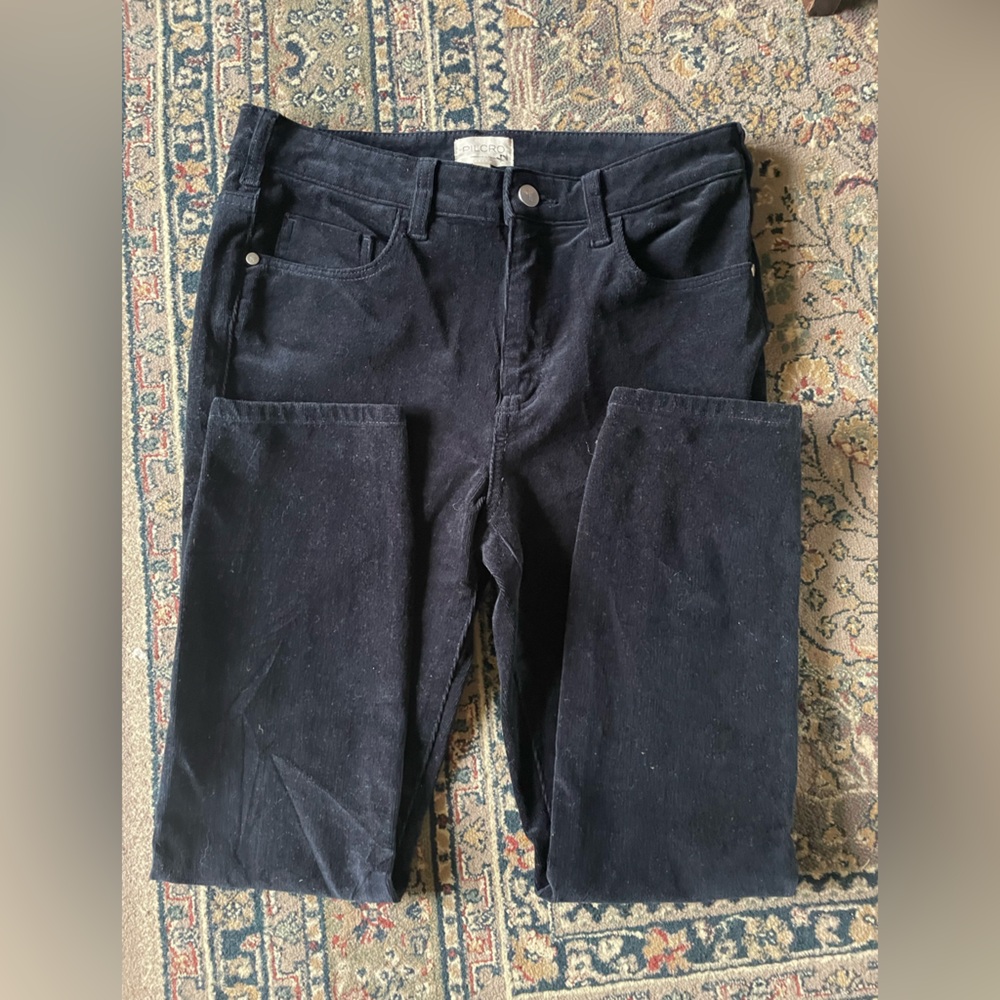Pilcro Black Velvet Women's Jeans Size 30